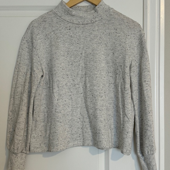 Madewell Sweaters - Madewell sweater, light grey, size small, mock turtleneck